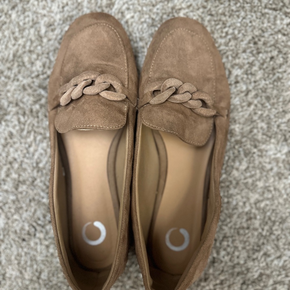 Brown Suede Loafers